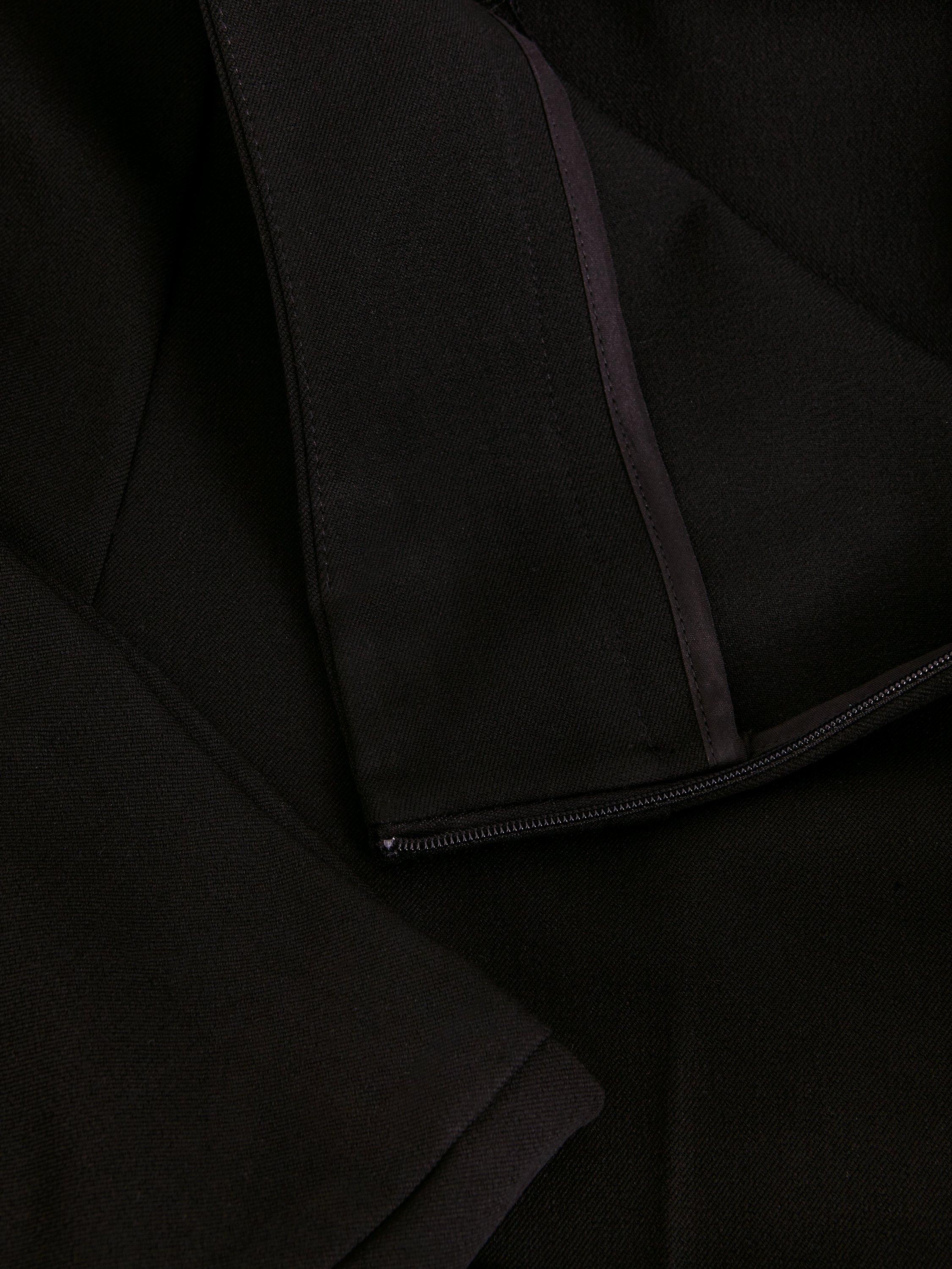 Product image 6 of 8, which shows Phase Eight Carly Flared Cropped Trousers, Black, 12