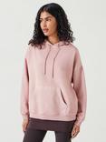 HUSH Shay Oversized Heavyweight Hoodie, Dusty Pink