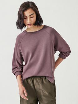 HUSH Matilda Cotton Raglan Top, Light Brown
