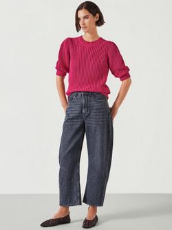 HUSH Jessie Chunky Rib Top - view 2, Pink