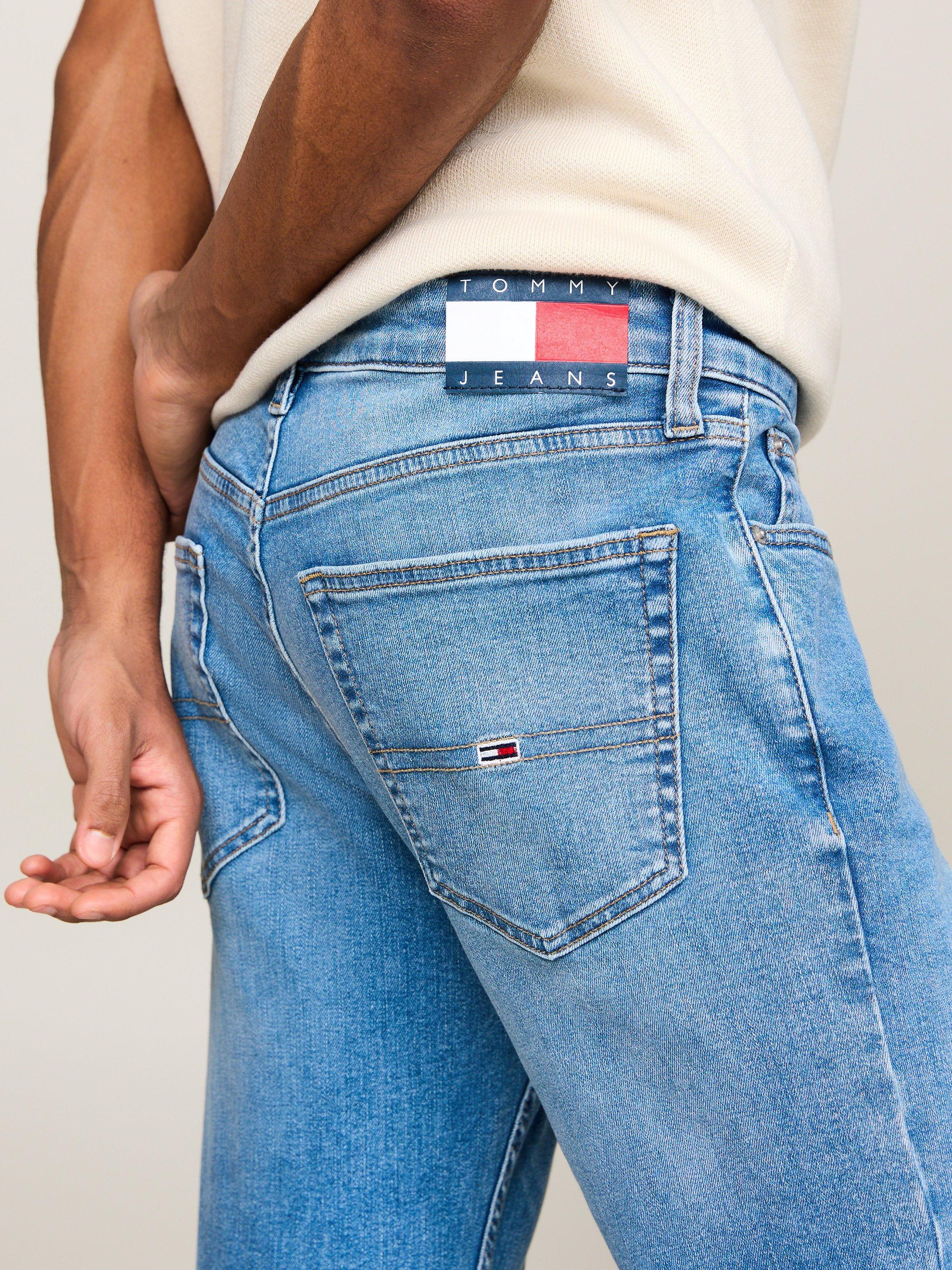 Product image 3 of 5, which shows Tommy Hilfiger Scanton Slim Fit Jeans, Light Blue, 30S