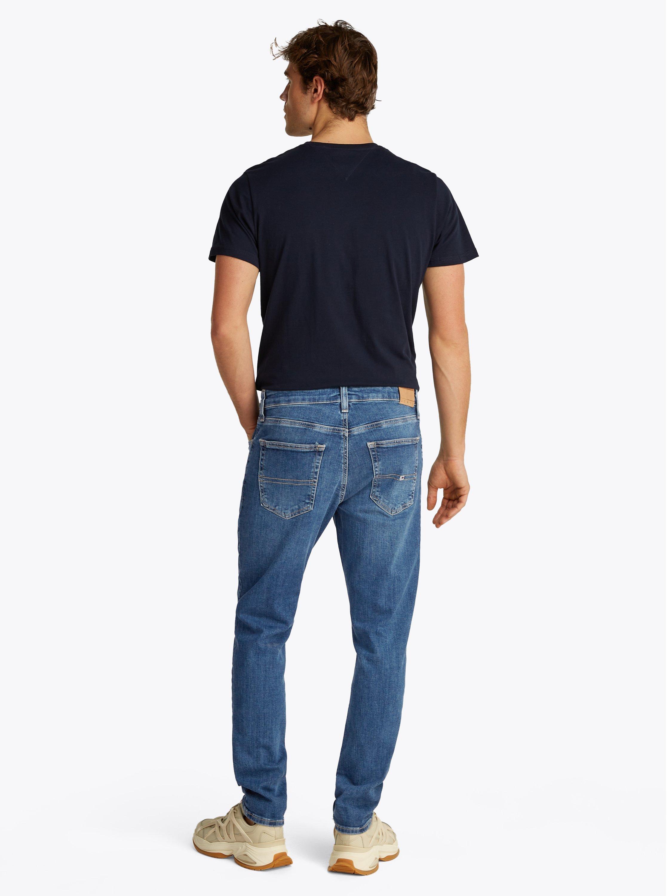 Product image 2 of 7, which shows Tommy Hilfiger Austin Slim Fit Tapered Jeans, Medium Blue, 30S