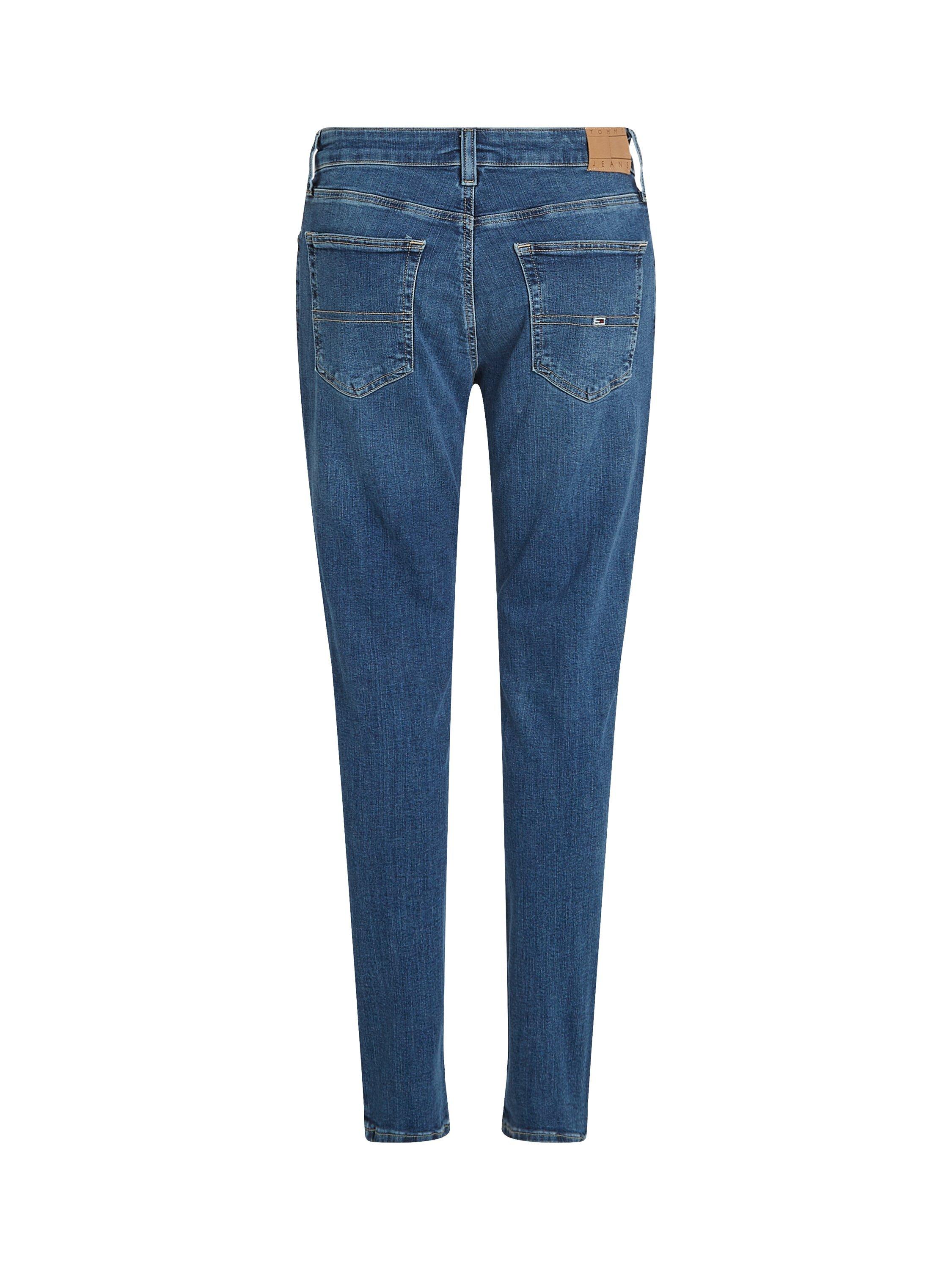 Product image 6 of 7, which shows Tommy Hilfiger Austin Slim Fit Tapered Jeans, Medium Blue, 30S