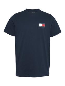 Tommy Jeans Tommy Badge Slim T-Shirt, Dark Navy