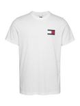 Tommy Jeans Short Sleeve Slim Fit Logo T-Shirt, White