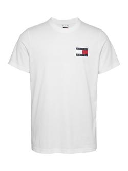 Tommy Jeans Tommy Badge Slim T-Shirt, White