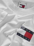 Tommy Jeans Short Sleeve Slim Fit Logo T-Shirt, White