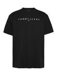 Tommy Jeans Cotton Slim Fit Short Sleeve Linear Logo T-Shirt