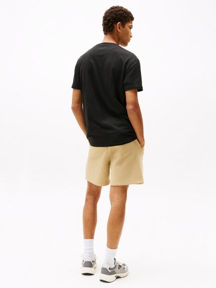 Tommy Jeans Linear Logo Embroidery T-Shirt - view 2, Black