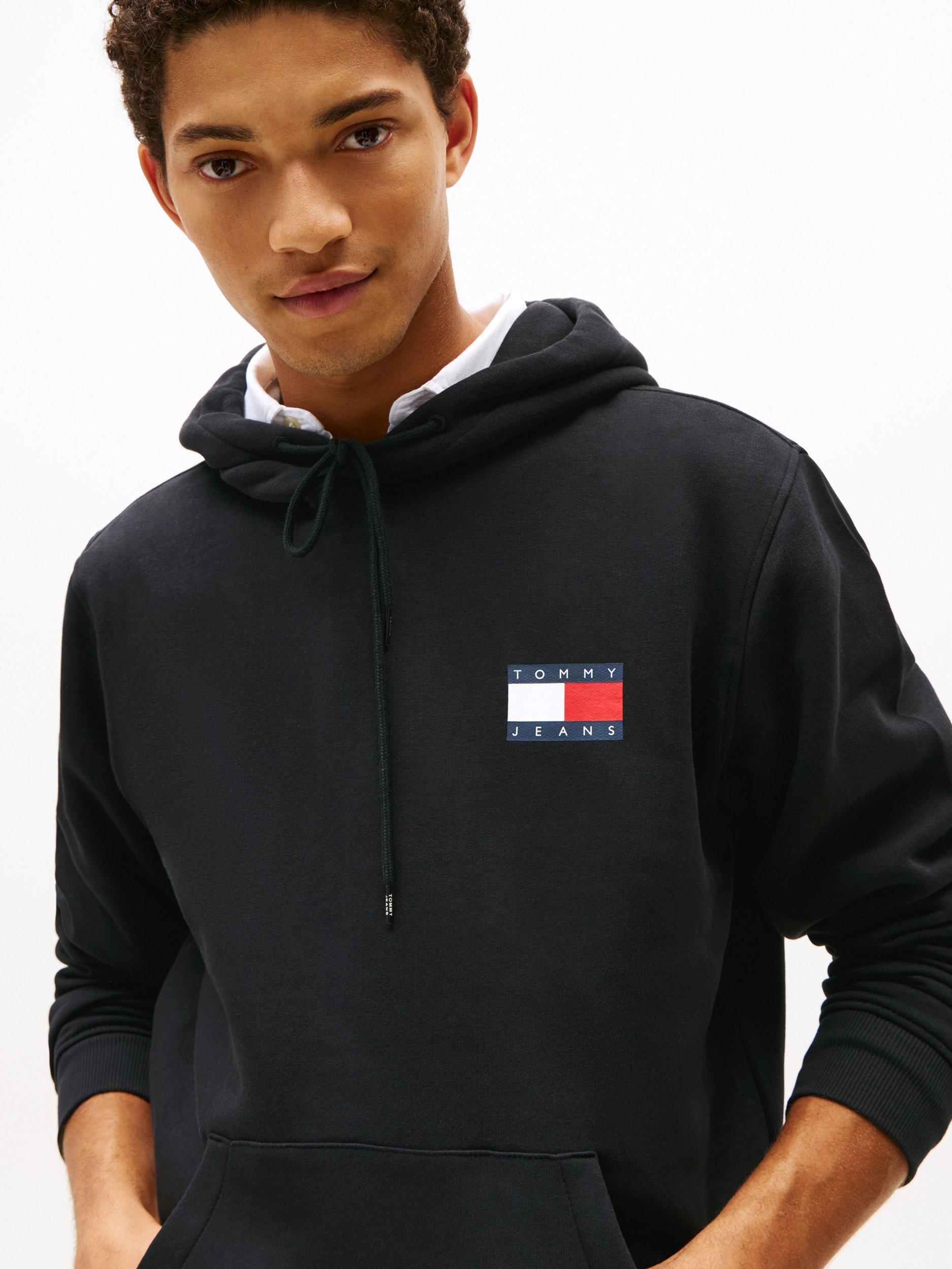 Product image 4 of 6, which shows Tommy Jeans Cotton Blend Hoodie, Black, XS