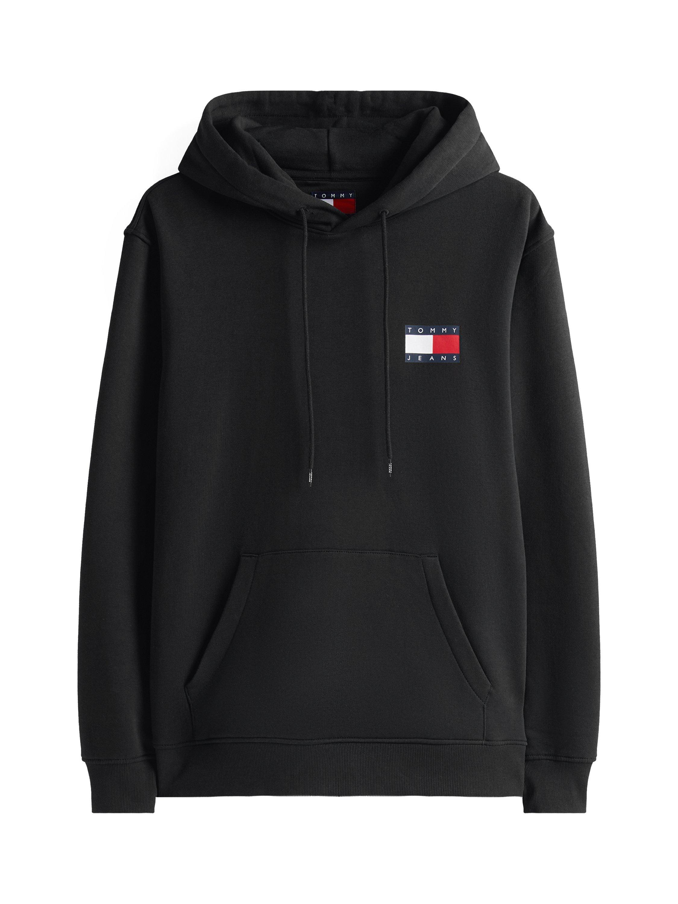Product image 5 of 6, which shows Tommy Jeans Cotton Blend Hoodie, Black, XS