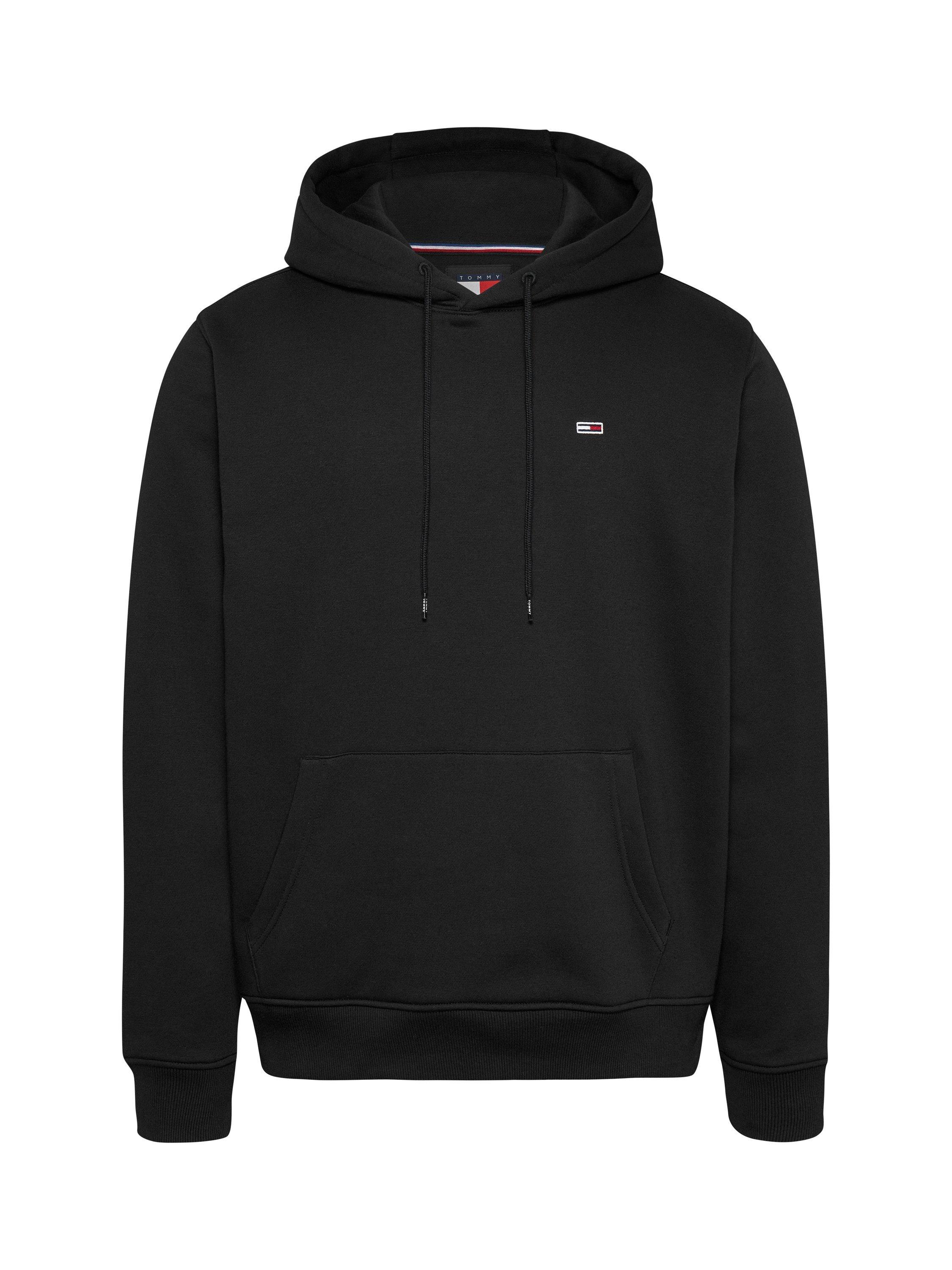 Tommy Jeans Cotton Blend Hoodie Black