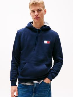 Tommy Jeans Tommy Badge Terry Fleece Hoodie, Dark Night Navy