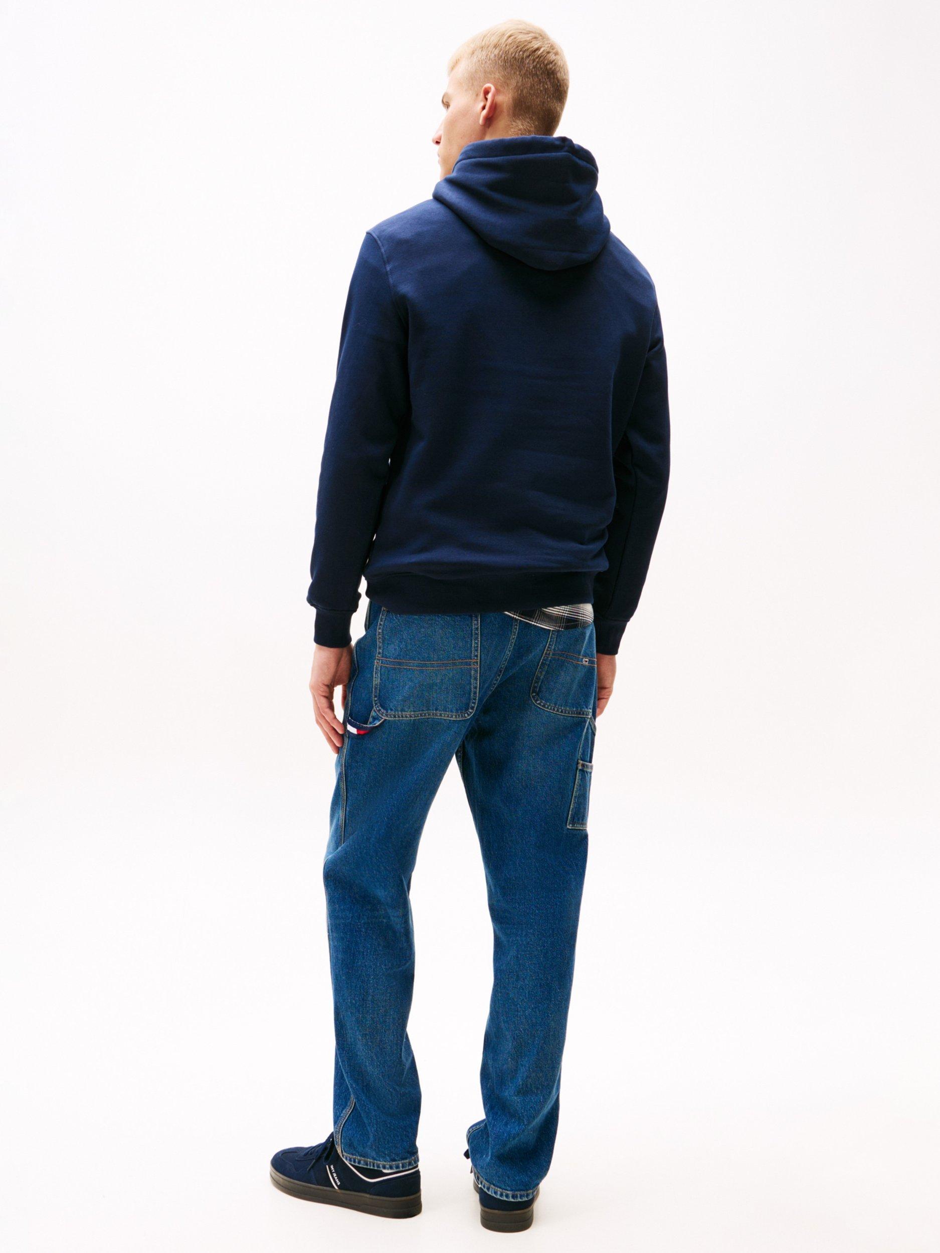 Product image 3 of 3, which shows Tommy Hilfiger Tommy Jeans Cotton Blend Hoodie, Dark Night Navy, XS