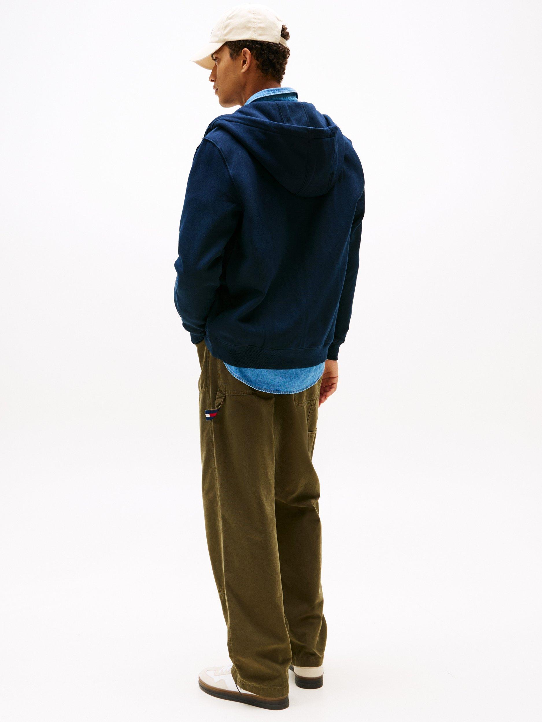 Product image 2 of 3, which shows Tommy Jeans Cotton Blend Hoodie, Dark Night Navy, XS