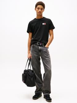 Tommy Jeans Tommy Badge Slim T-Shirt, Black