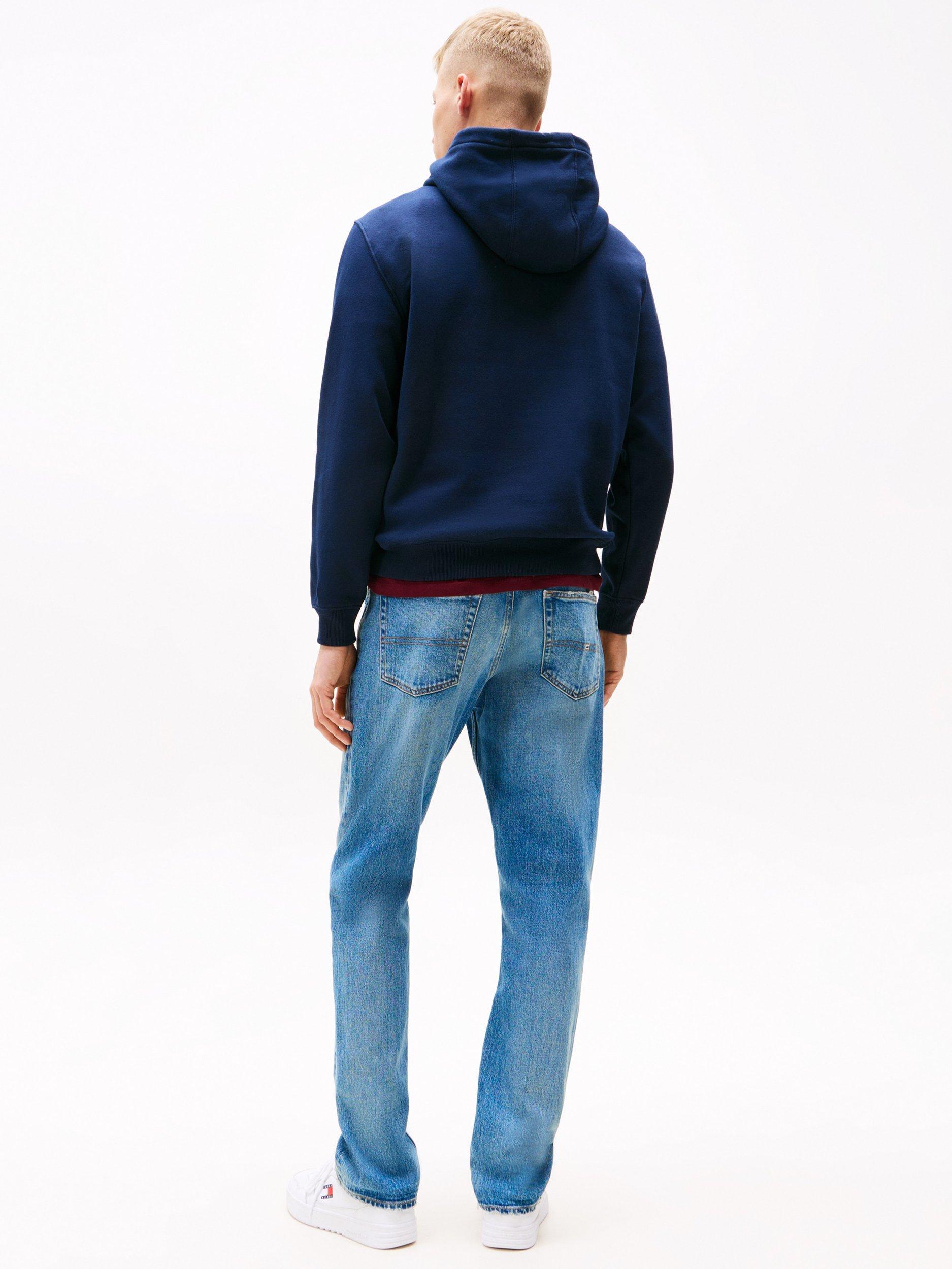 Product image 3 of 3, which shows Tommy Hilfiger Tommy Jeans Cotton Blend Hoodie, Dark Night Navy, XS