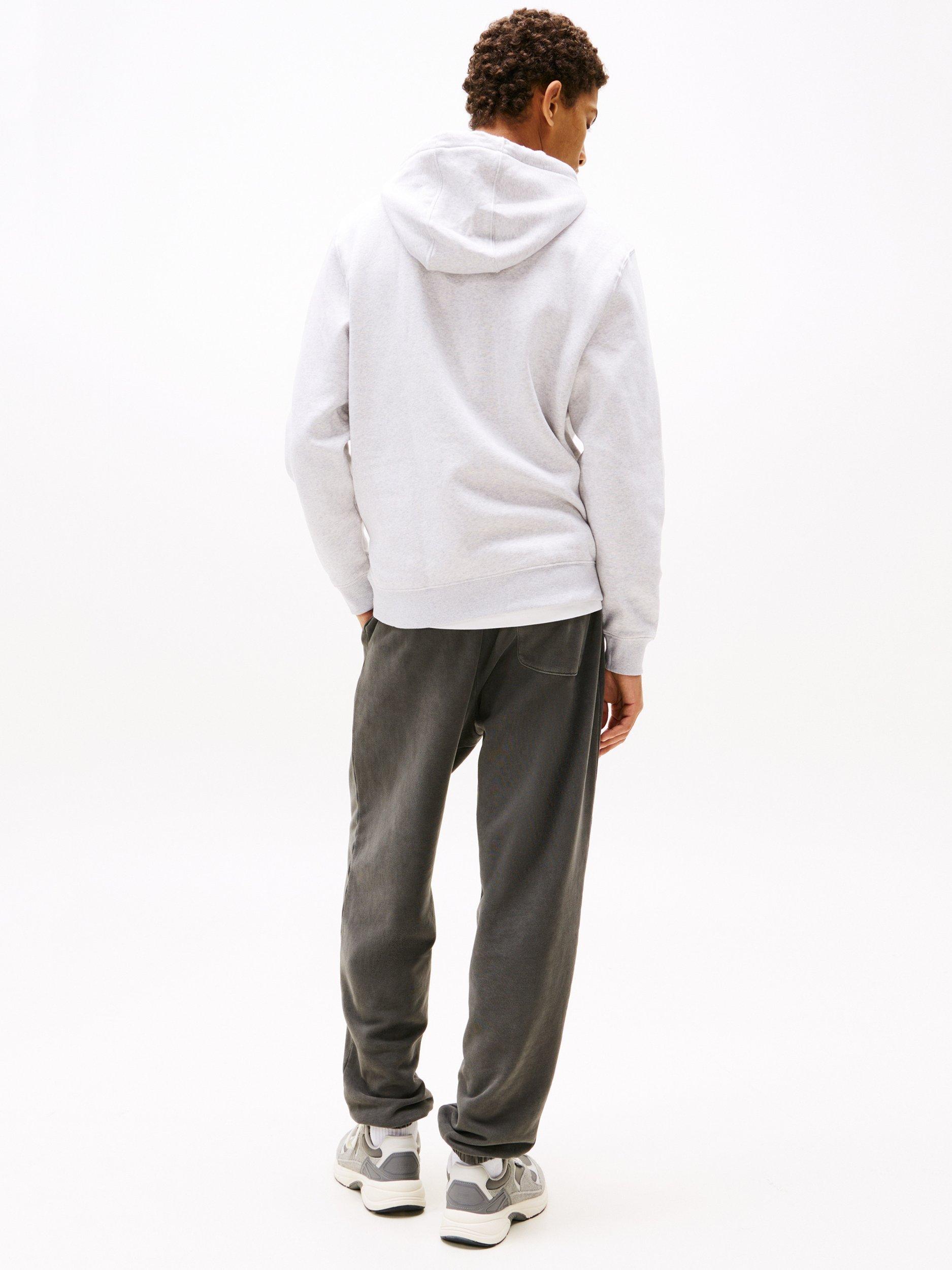 Product image 2 of 2, which shows Tommy Hilfiger Tommy Jeans Cotton Blend Hoodie, Grey Heather, XS