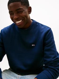 Tommy Jeans Regular Fit Crew Neck Sweatshirt - view 2, Dark Night Navy