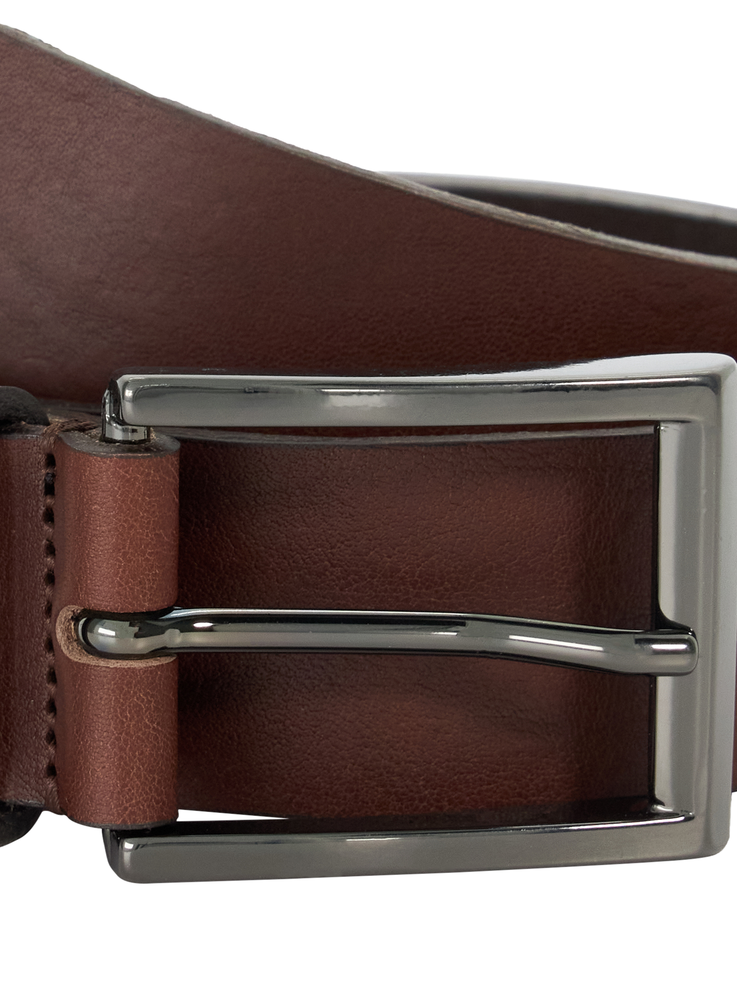 Product image 3 of 5, which shows Dune Odessans Leather Belt, Brown-leather, S
