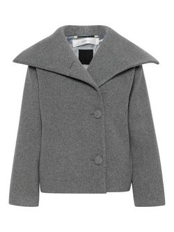 InWear Perry Boxy Fit Coat, Granite Melange, Granite Melange