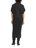 Twist & Tango Lidya Wool Blend Knit Skirt, Blackish Mélange