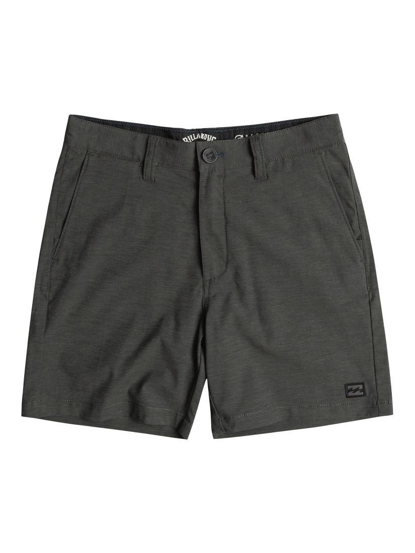 Product image 1 of 2, which shows Billabong Kids' Crossfire Walking Shorts, Asphalt, 8 years