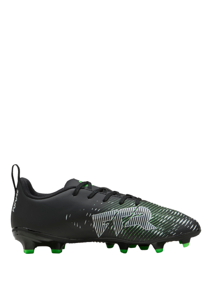 PUMA Kids' Future 8 Play Sports Trainers, Black/Green, Black/Green