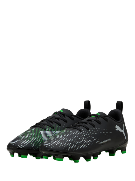 PUMA Kids' Future 8 Play Sports Trainers, Black/Green - view 2, Black/Green