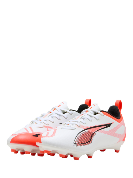 PUMA Kids' Ultra 5 Play Sports Trainers, White/Red - view 2, White/Red