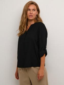 KAFFE Milia Blouse, Black, Black