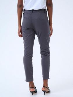 KAFFE Mette Cropped Tailored Trousers, Black Oyster - view 2, Black Oyster