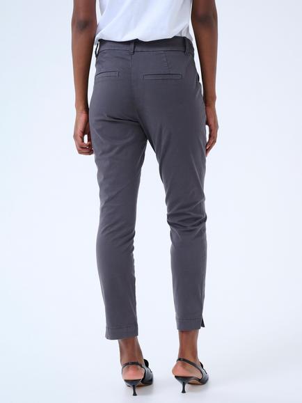 KAFFE Mette Cropped Tailored Trousers, Black Oyster - view 2, Black Oyster
