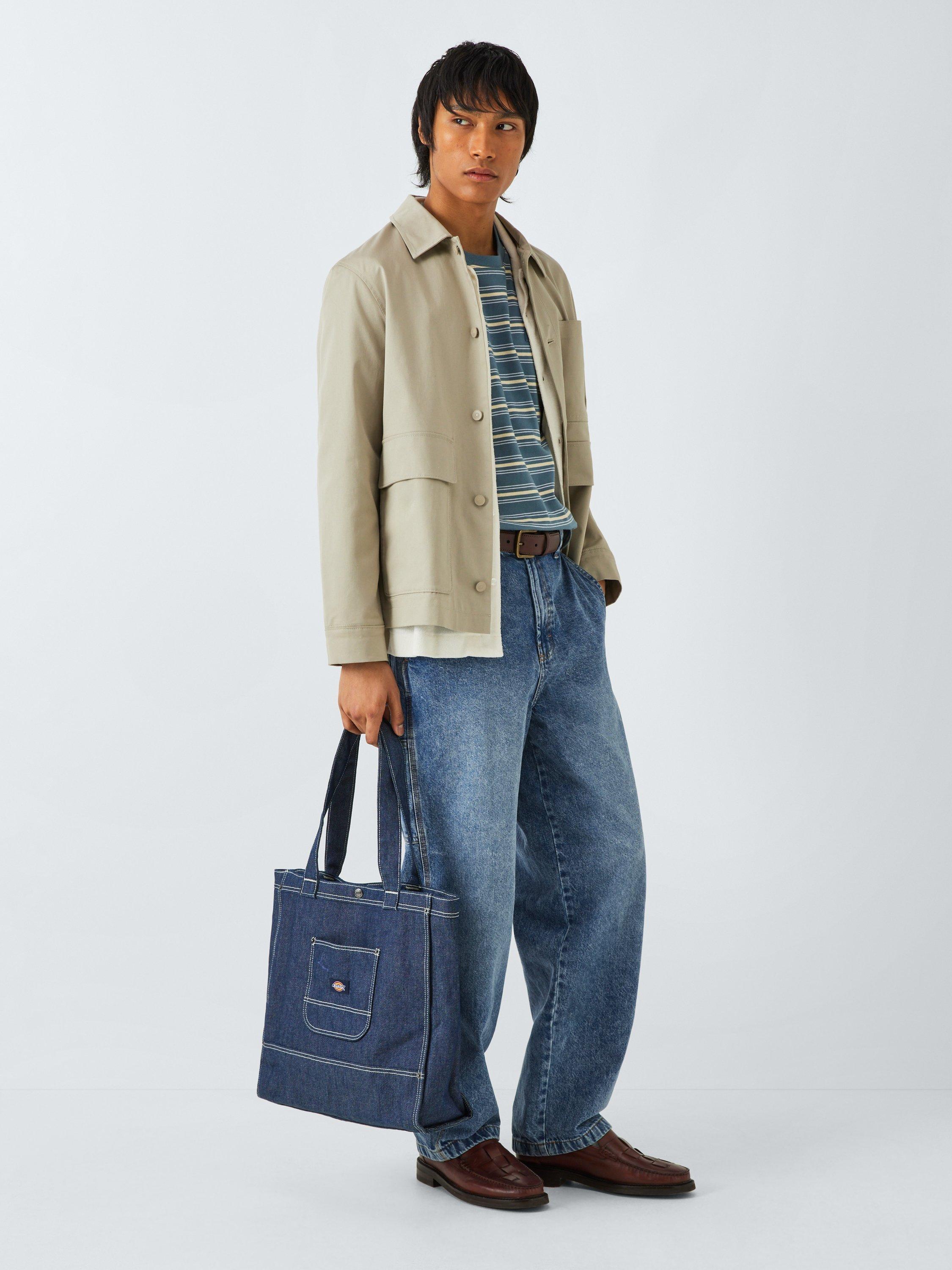 Product image 3 of 6, which shows Dickies Madison Baggy Fit Jeans, Rinsed Blue W/ Fade, 30R