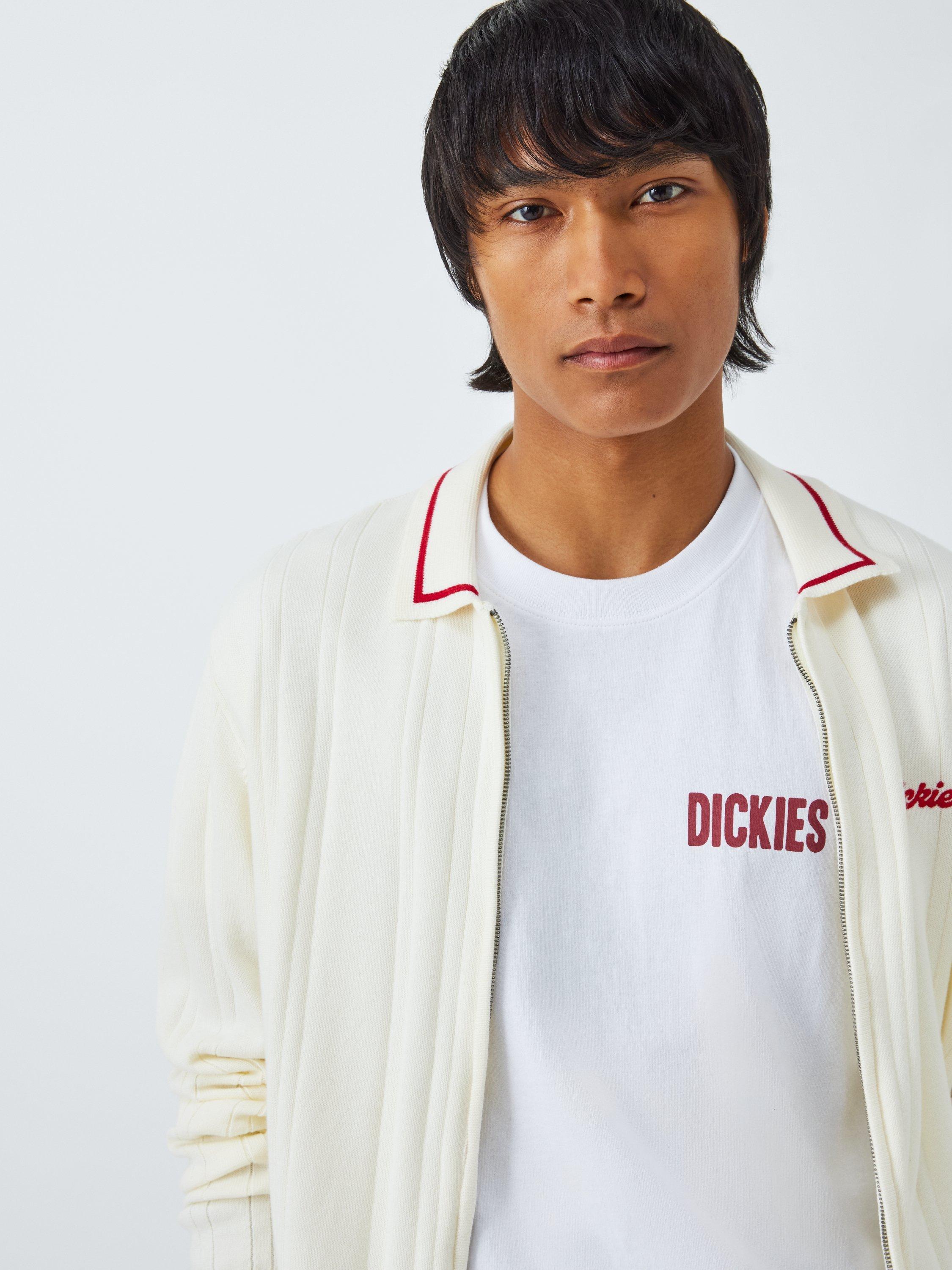 Product image 5 of 6, which shows Dickies Slacks Rally Cotton Regular Fit Short Sleeve T-Shirt, White, S
