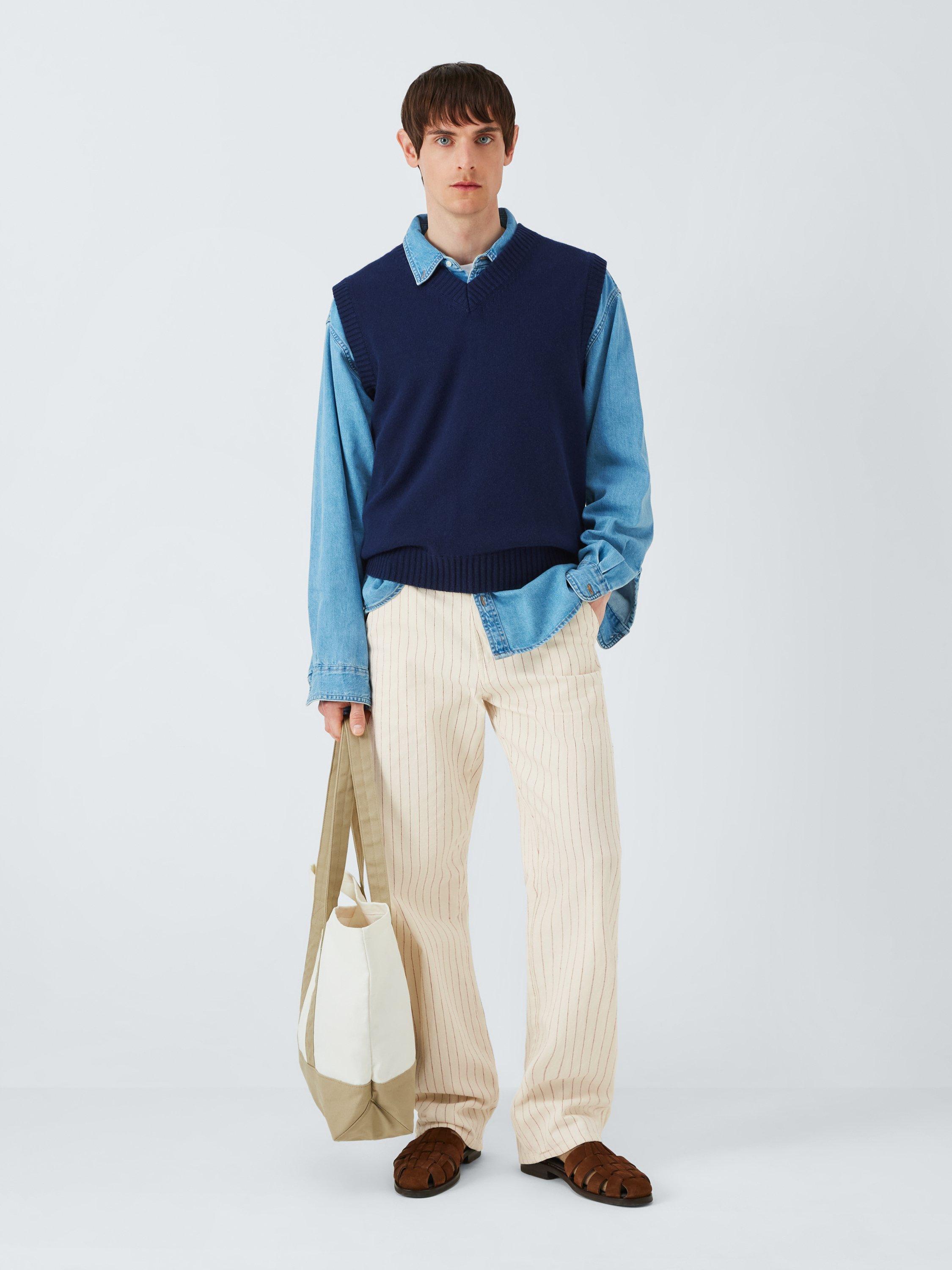 Product image 3 of 6, which shows Dickies Straight Fit Service Carpenter Pants, Egret, 36R