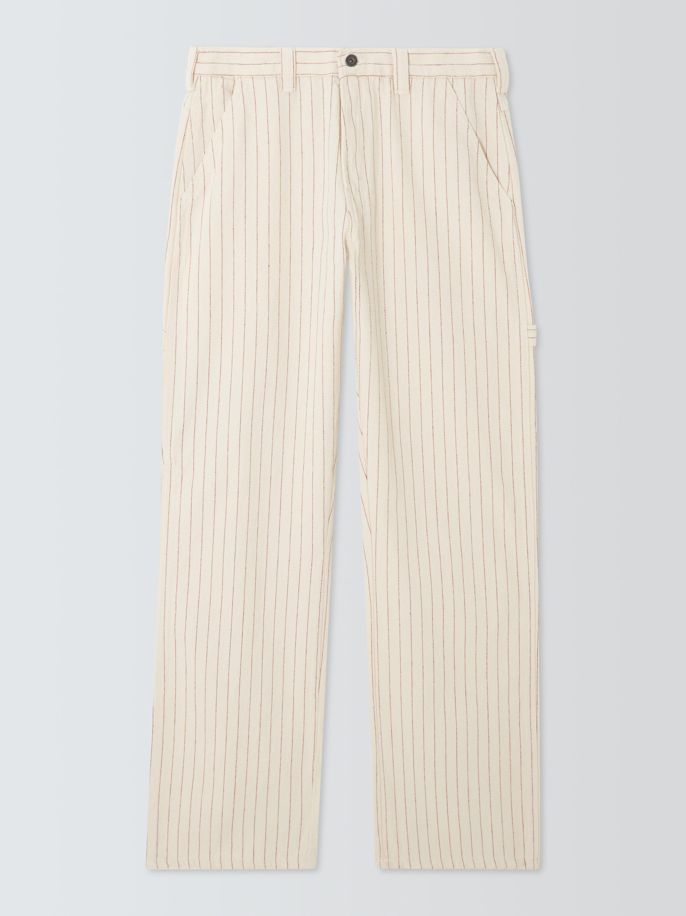 Product image 4 of 6, which shows Dickies Straight Fit Service Carpenter Pants, Egret, 36R