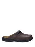 Josef Seibel Max 94 Leather Mule Clogs, Dark Brown