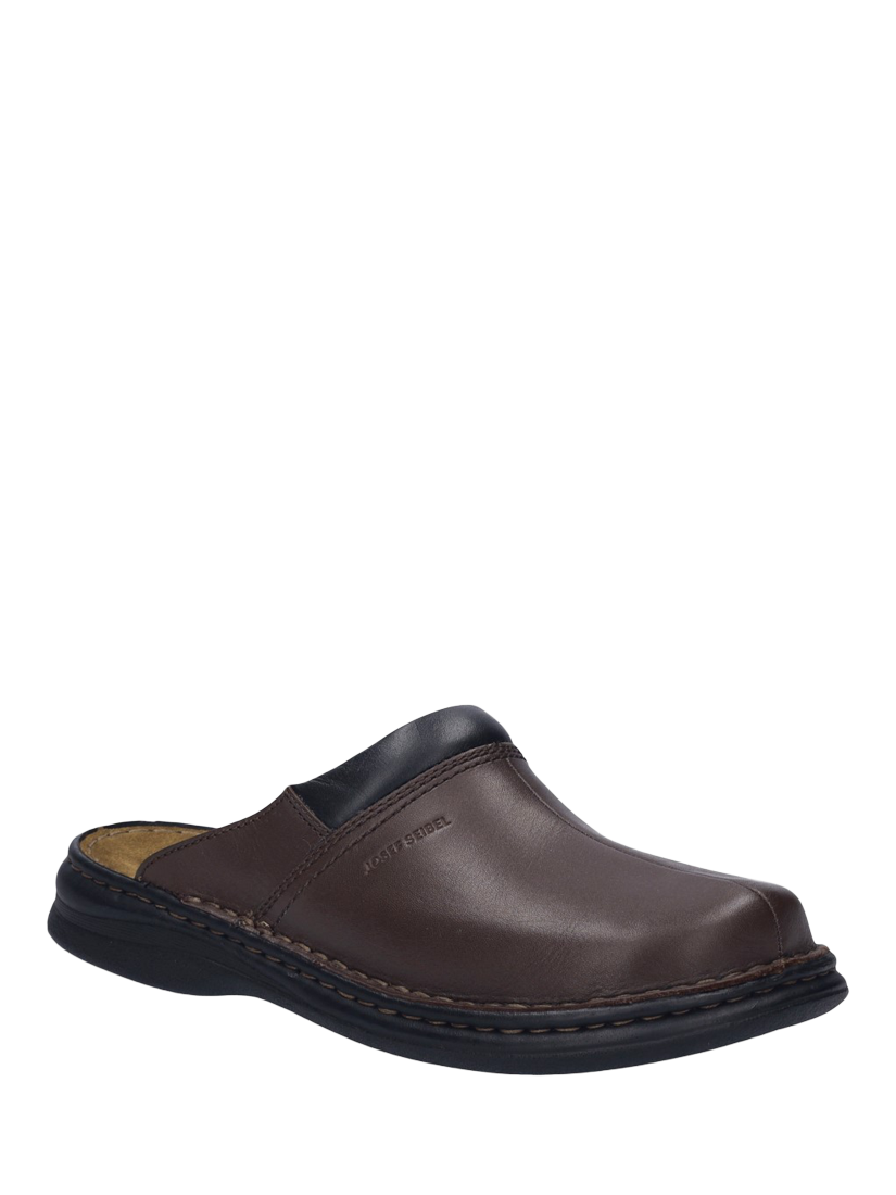 Product image 3 of 4, which shows Josef Seibel Max 94 Leather Mule Clogs, Dark Brown, 6.5