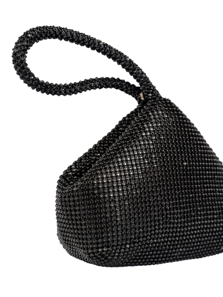 Paradox London Dua Soft Pouch Grab Bag, Black - view 2, Black