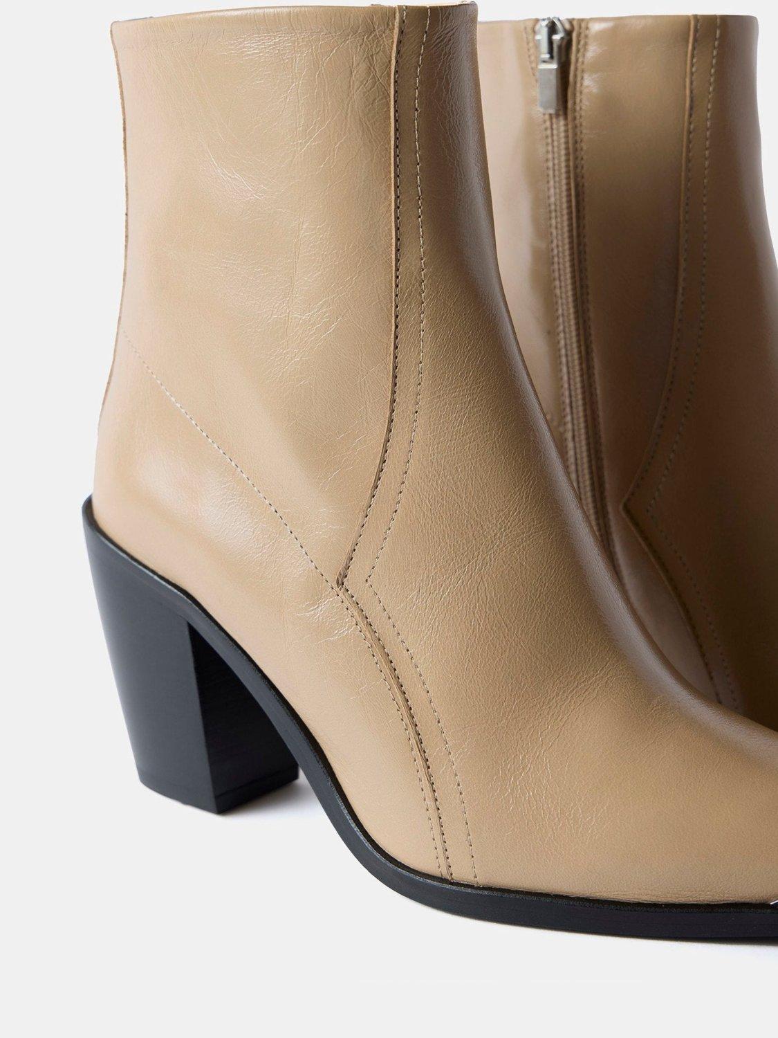 Taupe dress boots deals