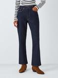 AND/OR Sierra Organic Cotton Rich Slim Fit Flared Jeans, Blue Depths