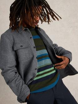 White Stuff Darwen Overshirt, Grey, Grey