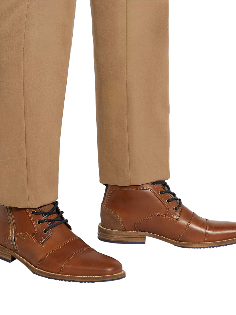 Product image 2 of 6, which shows Dune Captains Leather Boots, Tan, 6