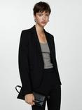 Mango Paloma Pocket Suit Jacket, Black