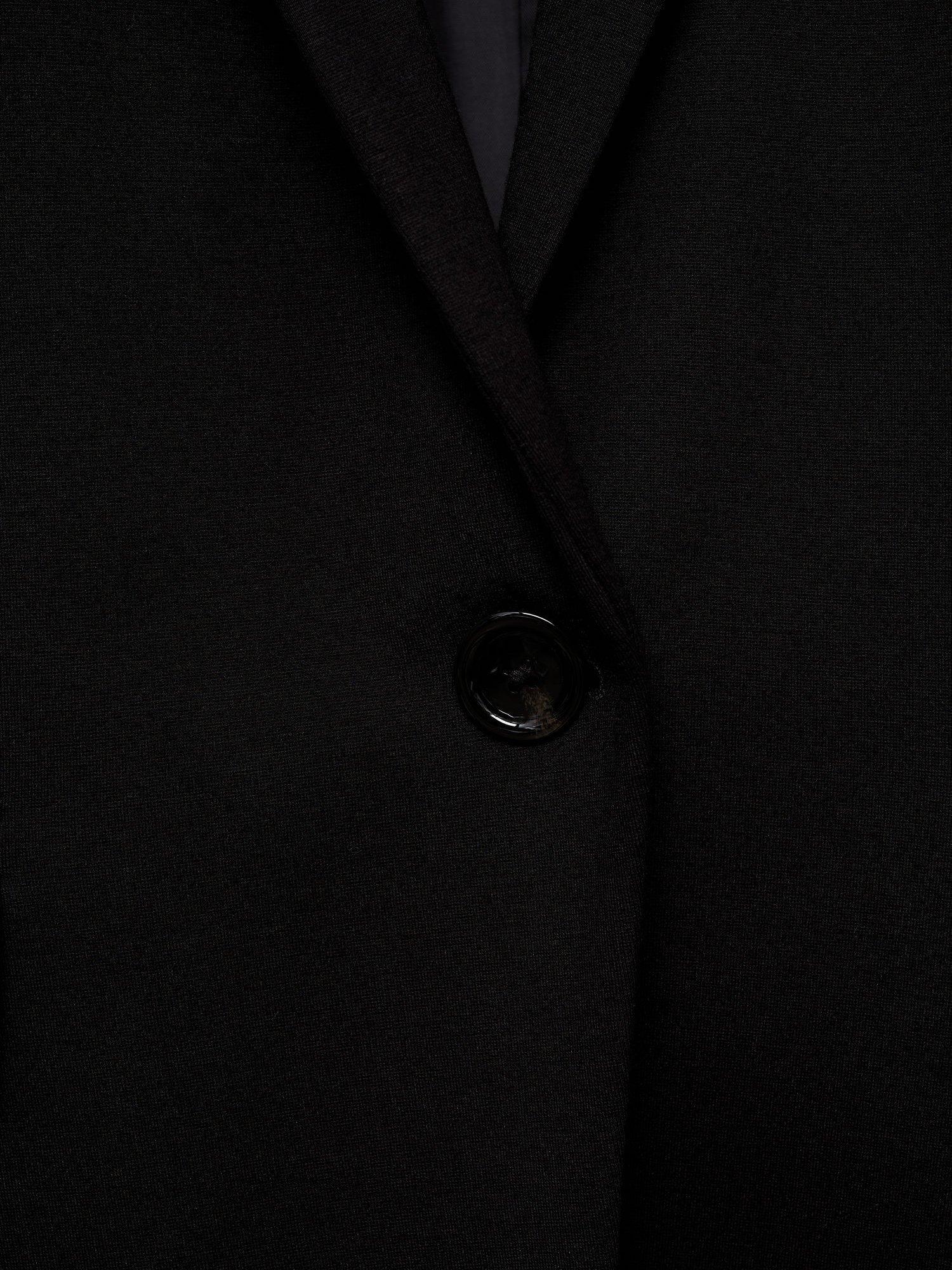 Product image 7 of 7, which shows Mango Paloma Pocket Suit Jacket, Black, 4