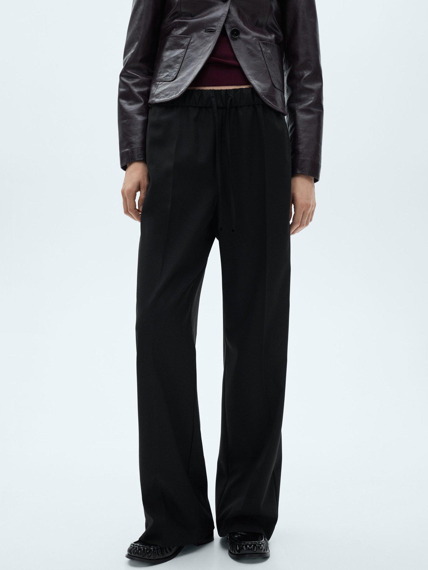 Mango Lazy Straight Leg Trousers