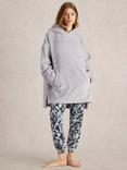 White Stuff Clover Lounge Hoodie, Light Grey