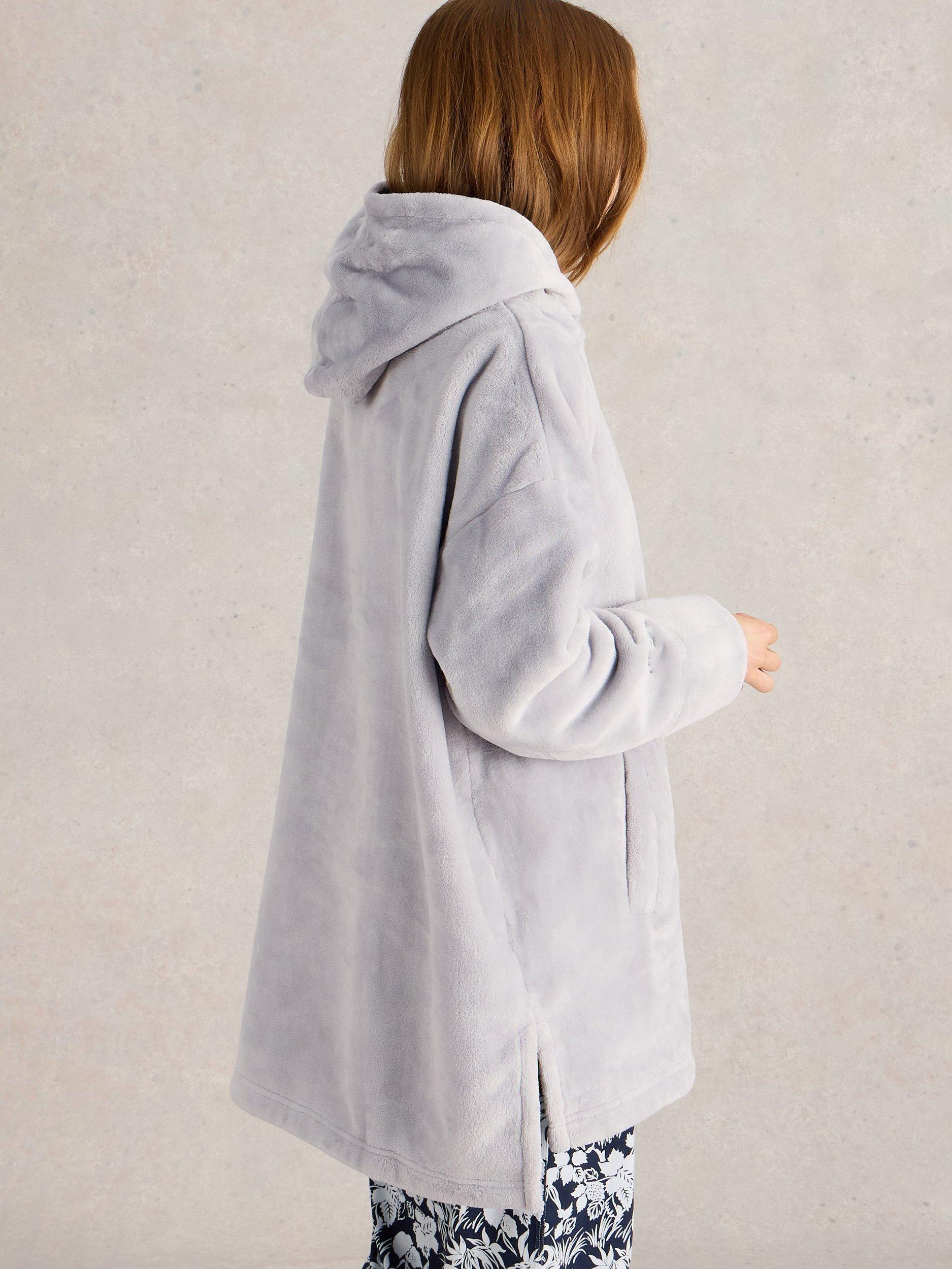 White Stuff Clover Lounge Hoodie Light Grey