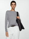 Mango Lucca Jumper, Grey